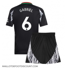 Maillot de football Réplique Arsenal Gabriel Magalhaes #6 Extérieur Enfant 2024-25 Manche Courte (+ Pantalon court)