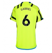 Maillot de football Réplique Arsenal Gabriel Magalhaes #6 Extérieur Femme 2023-24 Manche Courte