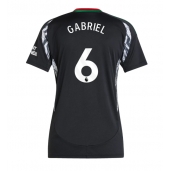 Maillot de football Réplique Arsenal Gabriel Magalhaes #6 Extérieur Femme 2024-25 Manche Courte