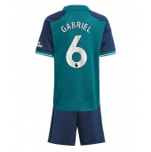 Maillot de football Réplique Arsenal Gabriel Magalhaes #6 Troisième Enfant 2023-24 Manche Courte (+ Pantalon court)