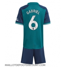 Maillot de football Réplique Arsenal Gabriel Magalhaes #6 Troisième Enfant 2023-24 Manche Courte (+ Pantalon court)