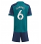 Maillot de football Réplique Arsenal Gabriel Magalhaes #6 Troisième Enfant 2023-24 Manche Courte (+ Pantalon court)