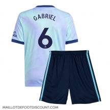 Maillot de football Réplique Arsenal Gabriel Magalhaes #6 Troisième Enfant 2024-25 Manche Courte (+ Pantalon court)