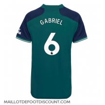 Maillot de football Réplique Arsenal Gabriel Magalhaes #6 Troisième Femme 2023-24 Manche Courte