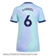 Maillot de football Réplique Arsenal Gabriel Magalhaes #6 Troisième Femme 2024-25 Manche Courte