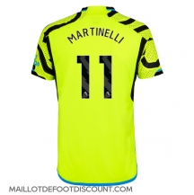 Maillot de football Réplique Arsenal Gabriel Martinelli #11 Extérieur 2023-24 Manche Courte