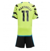 Maillot de football Réplique Arsenal Gabriel Martinelli #11 Extérieur Enfant 2023-24 Manche Courte (+ Pantalon court)