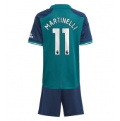 Maillot de football Réplique Arsenal Gabriel Martinelli #11 Troisième Enfant 2023-24 Manche Courte (+ Pantalon court)