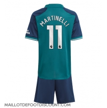 Maillot de football Réplique Arsenal Gabriel Martinelli #11 Troisième Enfant 2023-24 Manche Courte (+ Pantalon court)