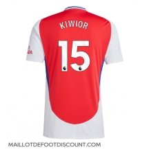 Maillot de football Réplique Arsenal Jakub Kiwior #15 Domicile 2024-25 Manche Courte