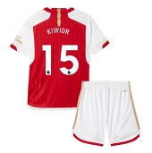 Maillot de football Réplique Arsenal Jakub Kiwior #15 Domicile Enfant 2023-24 Manche Courte (+ Pantalon court)