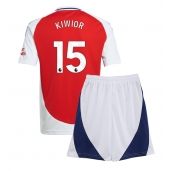 Maillot de football Réplique Arsenal Jakub Kiwior #15 Domicile Enfant 2024-25 Manche Courte (+ Pantalon court)