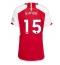 Maillot de football Réplique Arsenal Jakub Kiwior #15 Domicile Femme 2023-24 Manche Courte