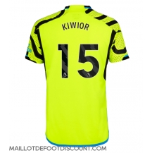 Maillot de football Réplique Arsenal Jakub Kiwior #15 Extérieur 2023-24 Manche Courte