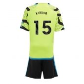 Maillot de football Réplique Arsenal Jakub Kiwior #15 Extérieur Enfant 2023-24 Manche Courte (+ Pantalon court)