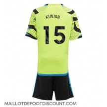 Maillot de football Réplique Arsenal Jakub Kiwior #15 Extérieur Enfant 2023-24 Manche Courte (+ Pantalon court)