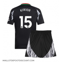 Maillot de football Réplique Arsenal Jakub Kiwior #15 Extérieur Enfant 2024-25 Manche Courte (+ Pantalon court)