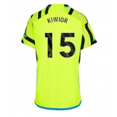 Maillot de football Réplique Arsenal Jakub Kiwior #15 Extérieur Femme 2023-24 Manche Courte