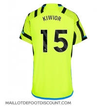 Maillot de football Réplique Arsenal Jakub Kiwior #15 Extérieur Femme 2023-24 Manche Courte