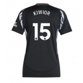 Maillot de football Réplique Arsenal Jakub Kiwior #15 Extérieur Femme 2024-25 Manche Courte