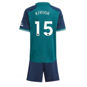 Maillot de football Réplique Arsenal Jakub Kiwior #15 Troisième Enfant 2023-24 Manche Courte (+ Pantalon court)