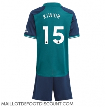 Maillot de football Réplique Arsenal Jakub Kiwior #15 Troisième Enfant 2023-24 Manche Courte (+ Pantalon court)