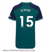 Maillot de football Réplique Arsenal Jakub Kiwior #15 Troisième Femme 2023-24 Manche Courte