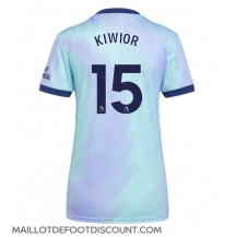 Maillot de football Réplique Arsenal Jakub Kiwior #15 Troisième Femme 2024-25 Manche Courte