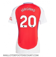 Maillot de football Réplique Arsenal Jorginho Frello #20 Domicile Femme 2024-25 Manche Courte