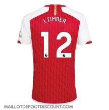 Maillot de football Réplique Arsenal Jurrien Timber #12 Domicile 2023-24 Manche Courte