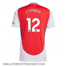 Maillot de football Réplique Arsenal Jurrien Timber #12 Domicile 2024-25 Manche Courte