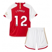 Maillot de football Réplique Arsenal Jurrien Timber #12 Domicile Enfant 2023-24 Manche Courte (+ Pantalon court)