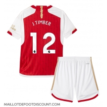 Maillot de football Réplique Arsenal Jurrien Timber #12 Domicile Enfant 2023-24 Manche Courte (+ Pantalon court)