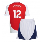 Maillot de football Réplique Arsenal Jurrien Timber #12 Domicile Enfant 2024-25 Manche Courte (+ Pantalon court)