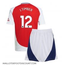 Maillot de football Réplique Arsenal Jurrien Timber #12 Domicile Enfant 2024-25 Manche Courte (+ Pantalon court)