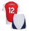 Maillot de football Réplique Arsenal Jurrien Timber #12 Domicile Enfant 2024-25 Manche Courte (+ Pantalon court)