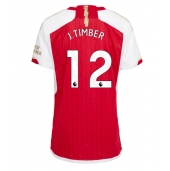 Maillot de football Réplique Arsenal Jurrien Timber #12 Domicile Femme 2023-24 Manche Courte