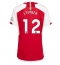 Maillot de football Réplique Arsenal Jurrien Timber #12 Domicile Femme 2023-24 Manche Courte