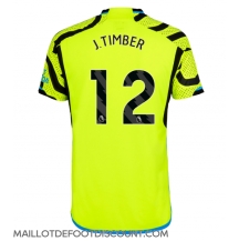 Maillot de football Réplique Arsenal Jurrien Timber #12 Extérieur 2023-24 Manche Courte