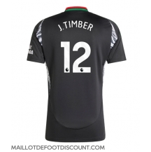 Maillot de football Réplique Arsenal Jurrien Timber #12 Extérieur 2024-25 Manche Courte