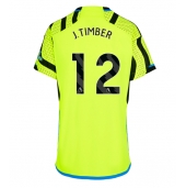 Maillot de football Réplique Arsenal Jurrien Timber #12 Extérieur Femme 2023-24 Manche Courte