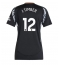 Maillot de football Réplique Arsenal Jurrien Timber #12 Extérieur Femme 2024-25 Manche Courte