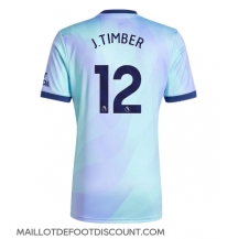 Maillot de football Réplique Arsenal Jurrien Timber #12 Troisième 2024-25 Manche Courte