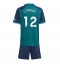 Maillot de football Réplique Arsenal Jurrien Timber #12 Troisième Enfant 2023-24 Manche Courte (+ Pantalon court)