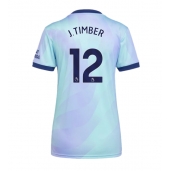 Maillot de football Réplique Arsenal Jurrien Timber #12 Troisième Femme 2024-25 Manche Courte