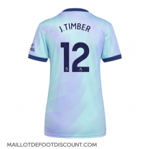 Maillot de football Réplique Arsenal Jurrien Timber #12 Troisième Femme 2024-25 Manche Courte