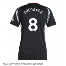 Maillot de football Réplique Arsenal Martin Odegaard #8 Extérieur Femme 2024-25 Manche Courte