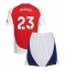 Maillot de football Réplique Arsenal Mikel Merino #23 Domicile Enfant 2024-25 Manche Courte (+ Pantalon court)