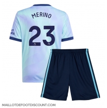 Maillot de football Réplique Arsenal Mikel Merino #23 Troisième Enfant 2024-25 Manche Courte (+ Pantalon court)