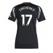 Maillot de football Réplique Arsenal Oleksandr Zinchenko #17 Extérieur Femme 2024-25 Manche Courte